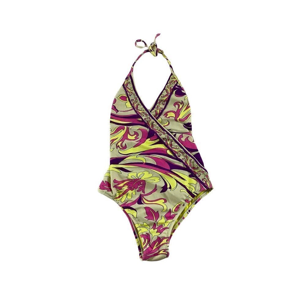 Adriana Degreas Multi Color One Piece SwimSuit - Medium